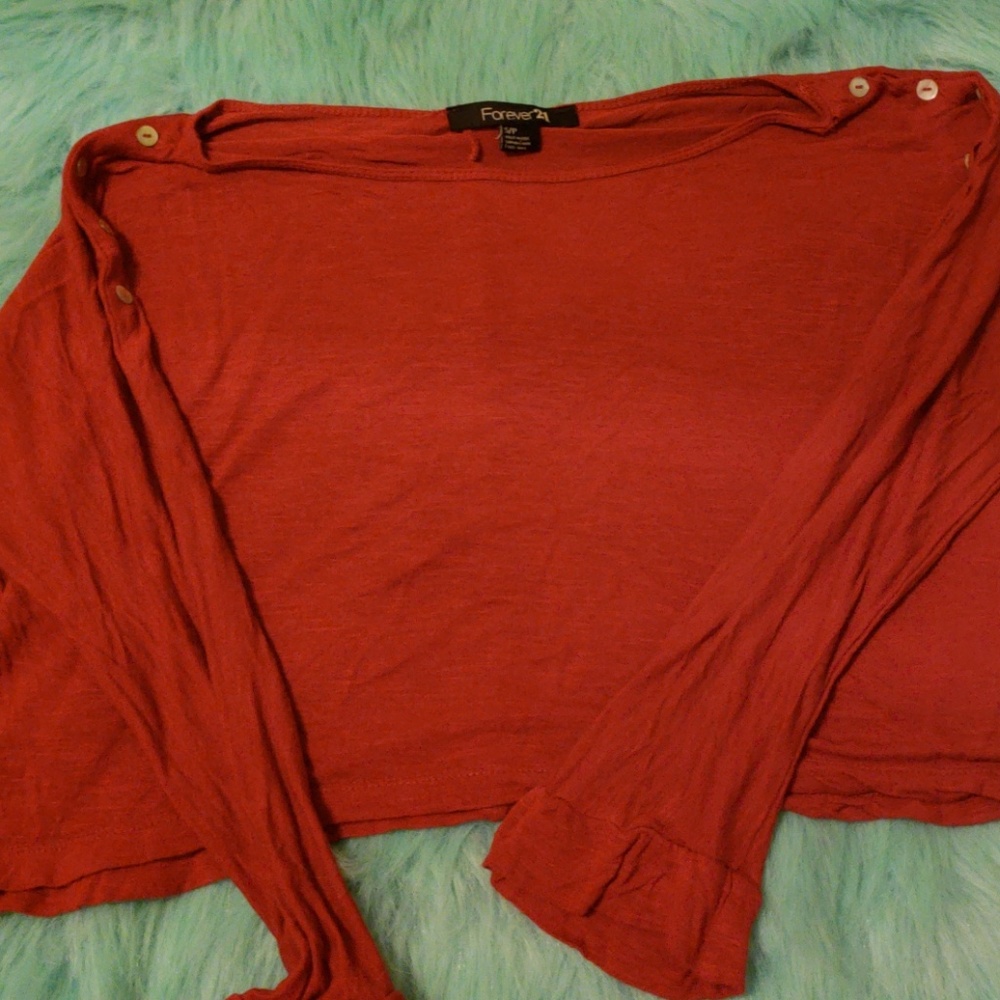 cropped long sleeve